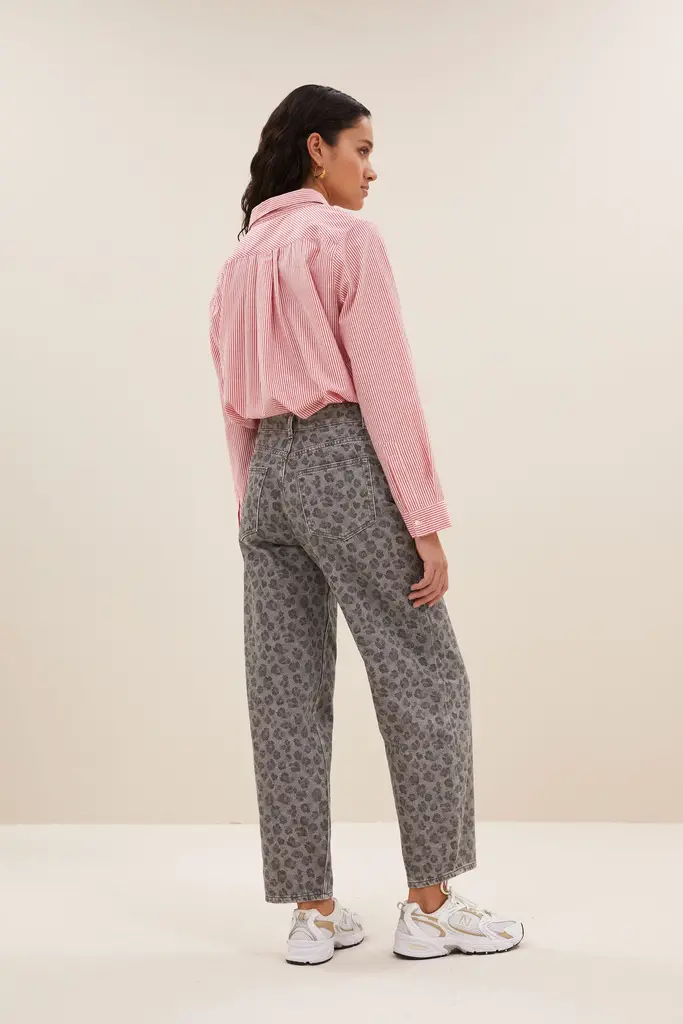 Lew Grey Cheetah Pants
