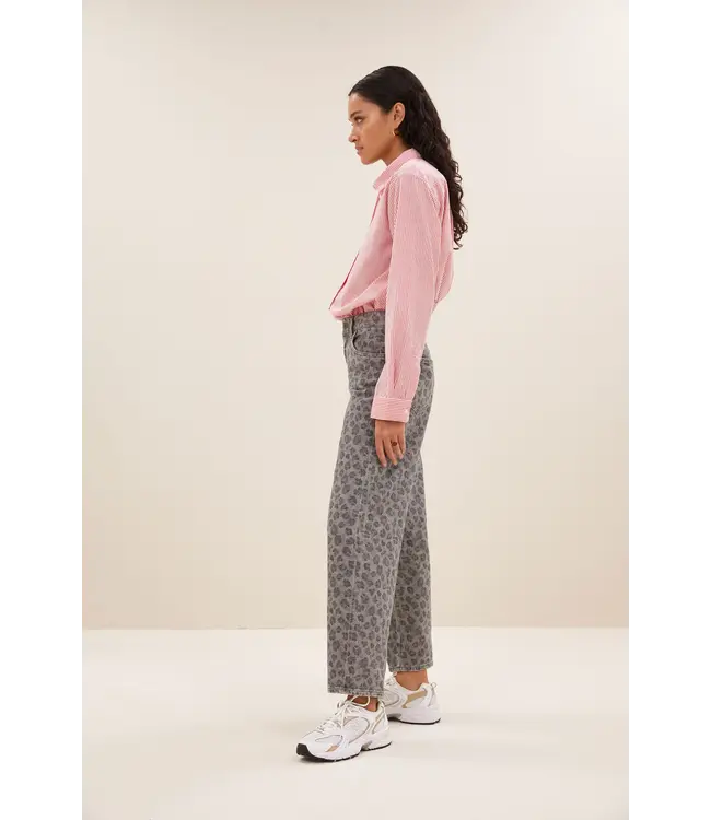 Lew Grey Cheetah Pants