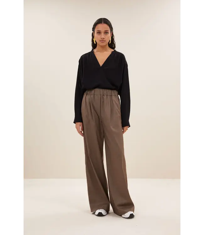 Benji Melange Pants Biscuit Melange