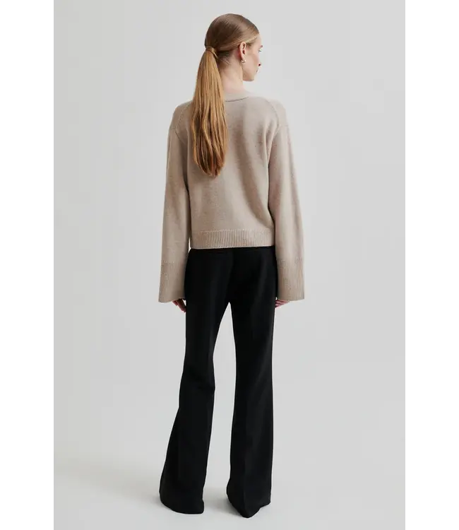 Alpha Knit Fitted Cardigan