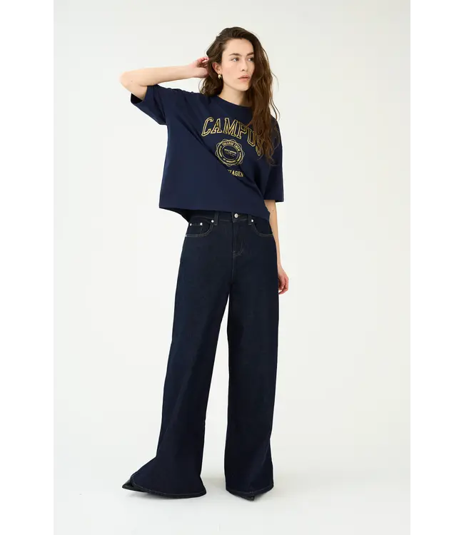 Tyla Oversize Jeans Wash Dark Denim