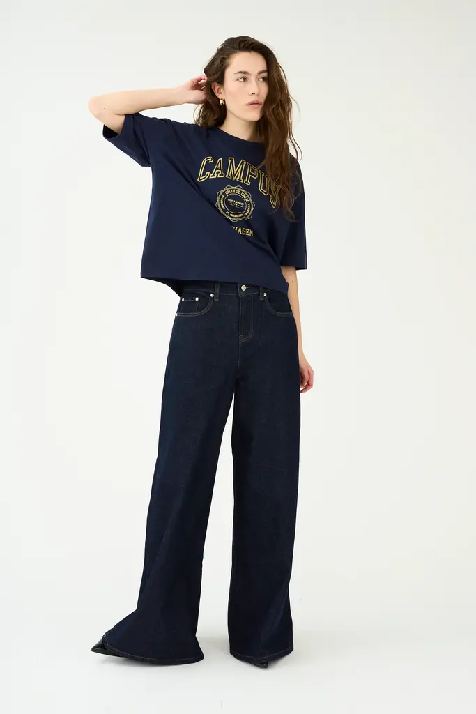 Tyla Oversize Jeans Wash Dark Denim