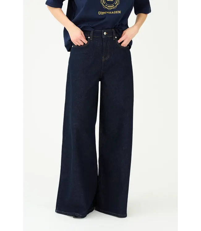 Tyla Oversize Jeans Wash Dark Denim