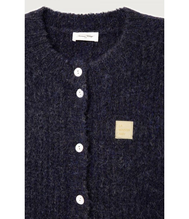 East Gilet Manche Navy melange