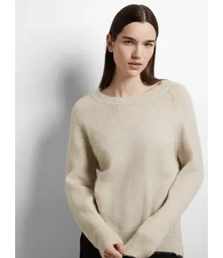 FW25 Lulu Knit O-neck Birch Melange