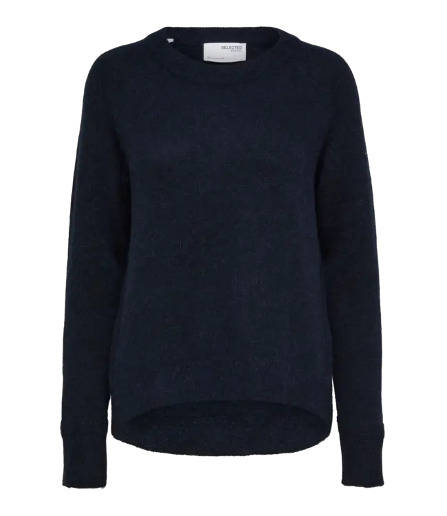 FW25 Lulu Knit O-neck Dark Sapphire