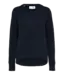 FW25 Lulu Knit O-neck Dark Sapphire