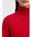 Kamma Knit Roll Neck Equestrian Red