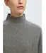Cille Cashmere Blend High Neck Medium Grey Melange