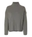 Cille Cashmere Blend High Neck Medium Grey Melange
