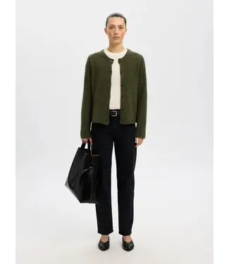 Lulu New Knit Cardigan Kalamanta Melange