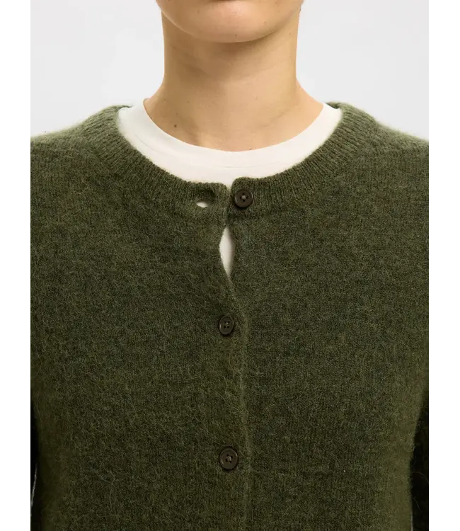 Lulu New Knit Cardigan Kalamanta Melange