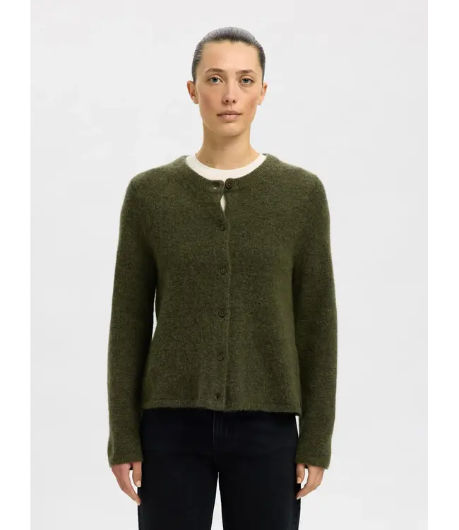 Lulu New Knit Cardigan Kalamanta Melange