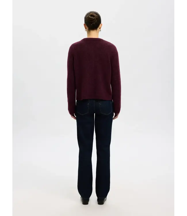 Lulu New Knit Cardigan Fig Melange