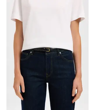 Fiona Slim Leather Belt