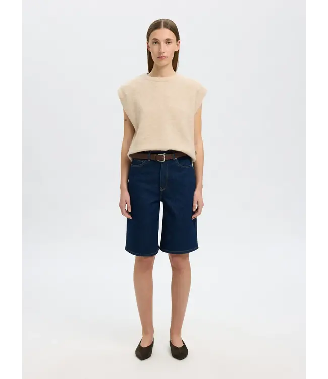 Lulu Knit Vest Birch Melange