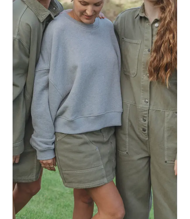 Emma Sweater Mid Grey Melange