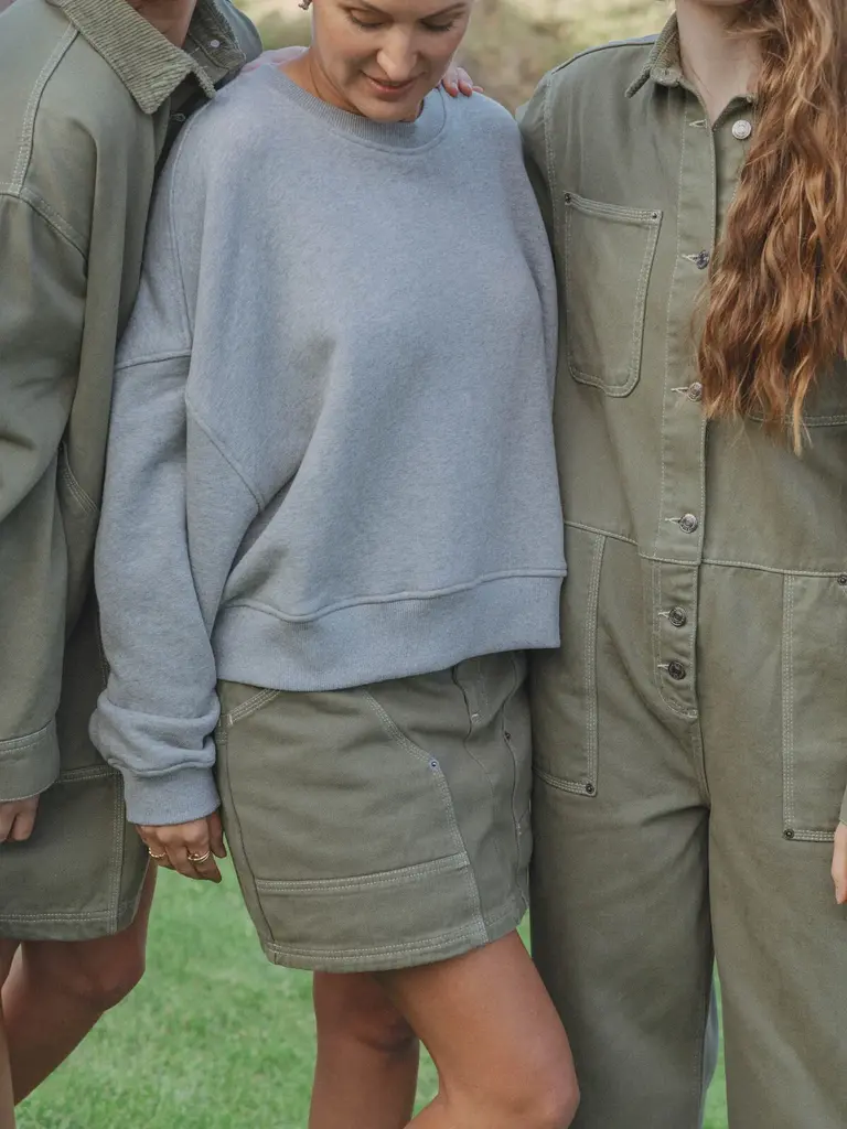 Emma Sweater Mid Grey Melange