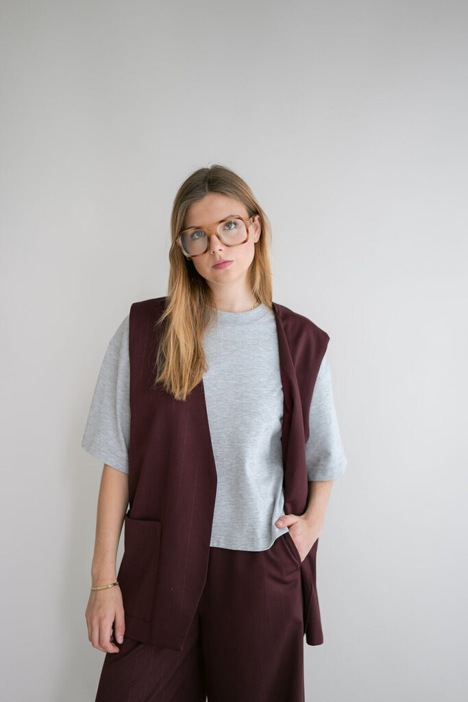Puck Gilet Bordeaux