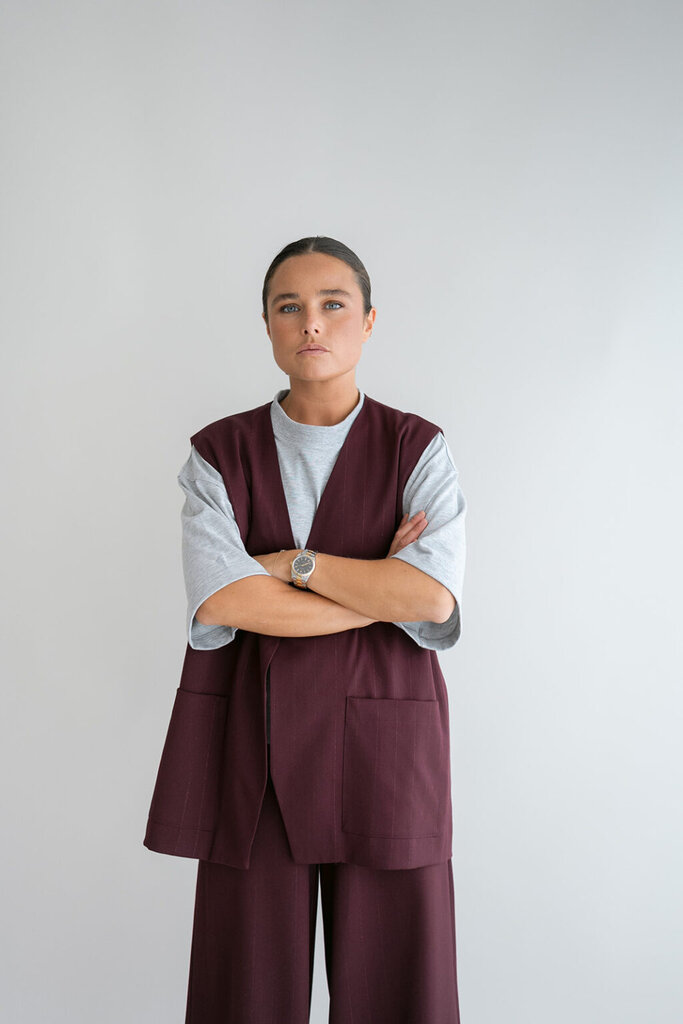 Puck Gilet Bordeaux