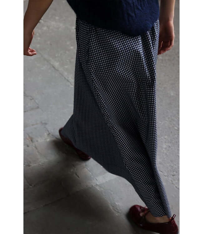 Sari Skirt Carreaux Ecru