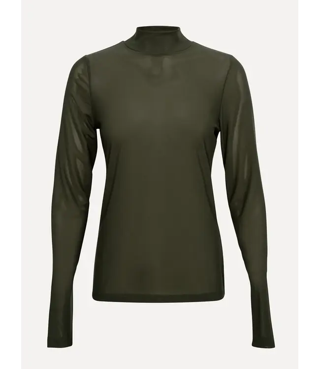 Marloes Mesh Tee Khaki