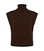 Manzi Knit Waistcoat Deep Burnt Brown