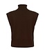 Manzi Knit Waistcoat Deep Burnt Brown