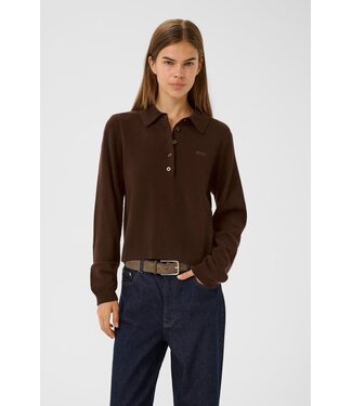 Manzi Polo Deep burnt brown