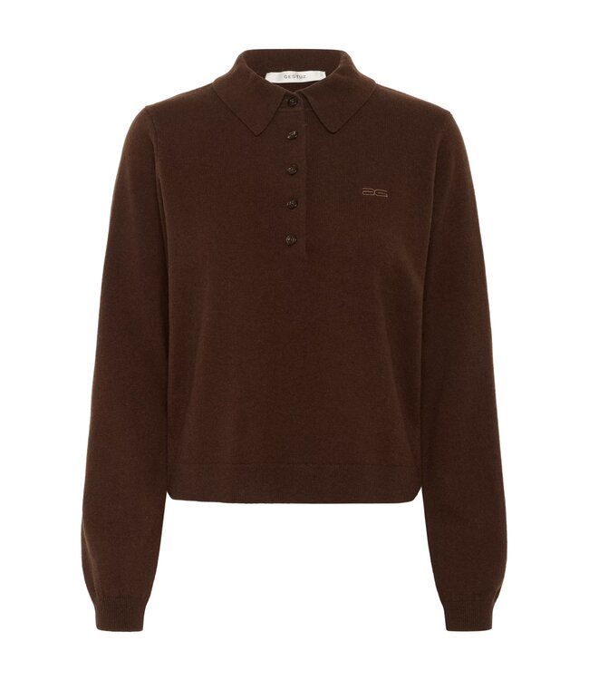 Manzi Polo Deep burnt brown