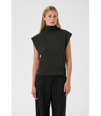 Manzi Knit Waistcoat Deep Graphite
