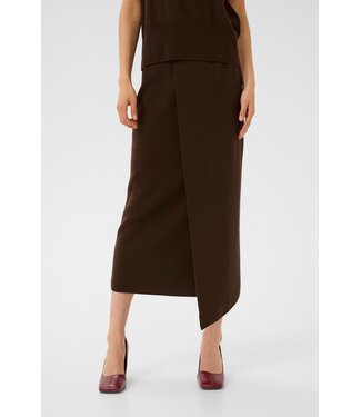 Manzi Skirt Deep Burnt Brown