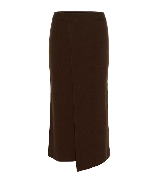 Manzi Skirt Deep Burnt Brown