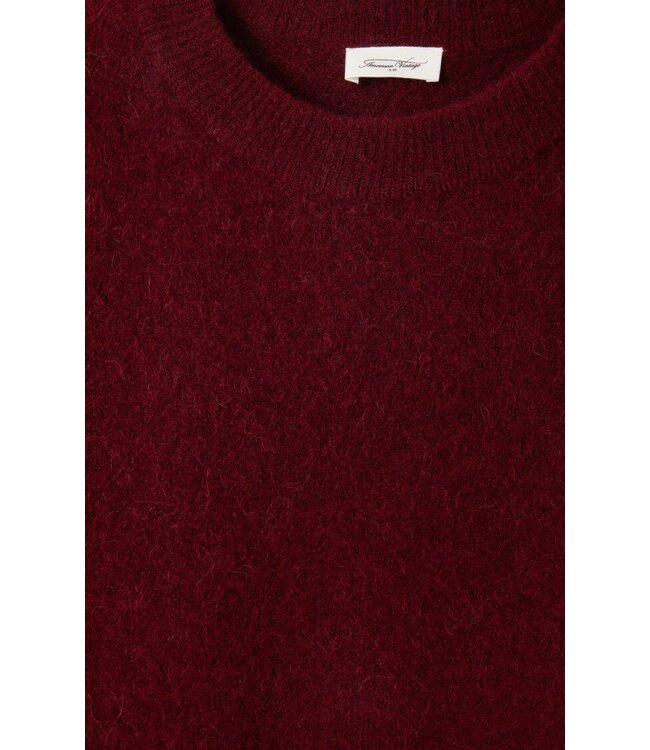 Vitow Knit O-neck Burgundy