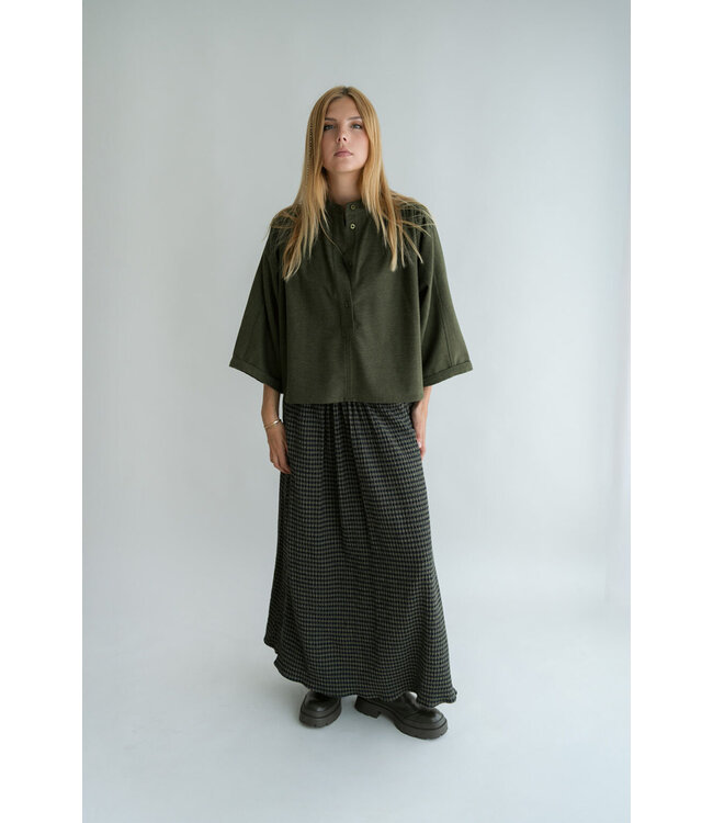 Juliette Skirt Green Check