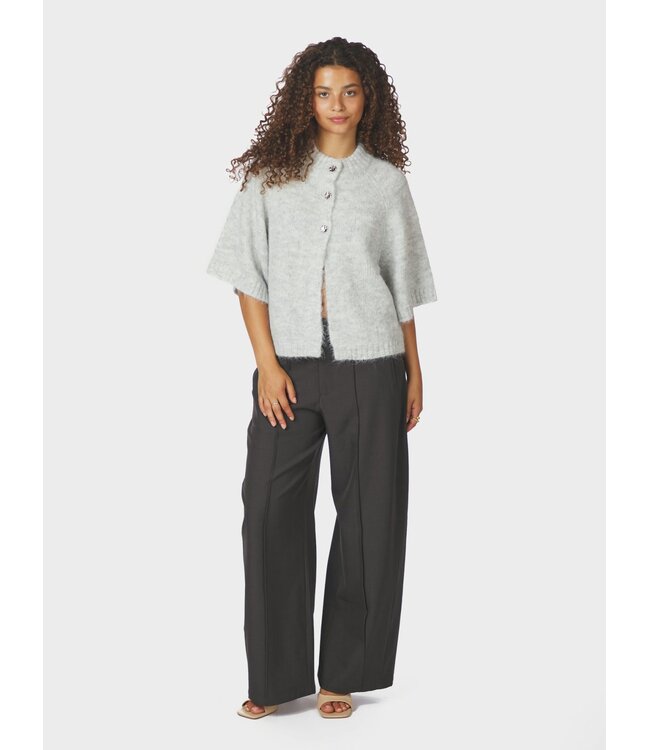 Benuta Fluffy Cardigan Light Grey