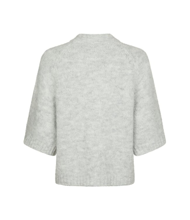 Benuta Fluffy Cardigan Light Grey