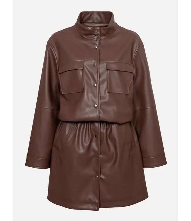 Mitch Vegan Leather Dress