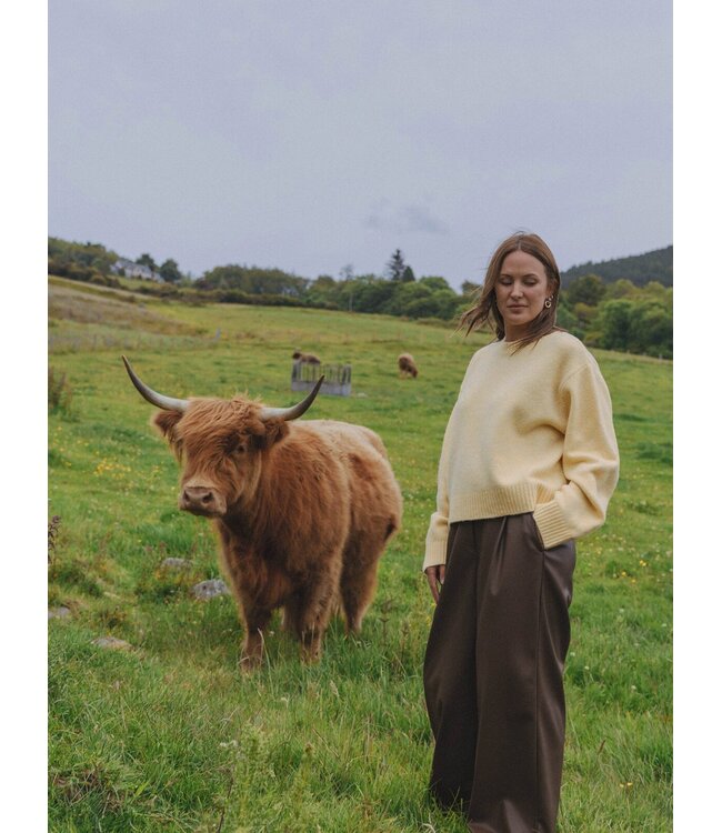 Marie Vegan Leather Trousers