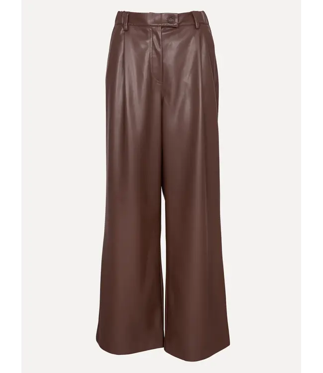 Marie Vegan Leather Trousers