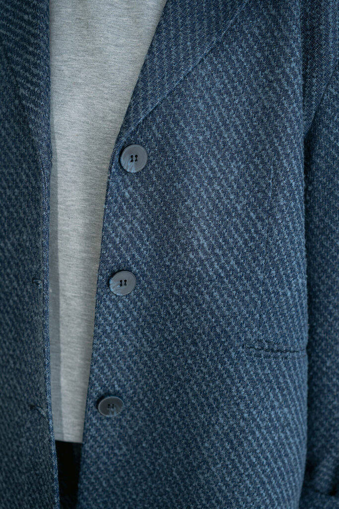 Arthur Blazer Navy Tweed