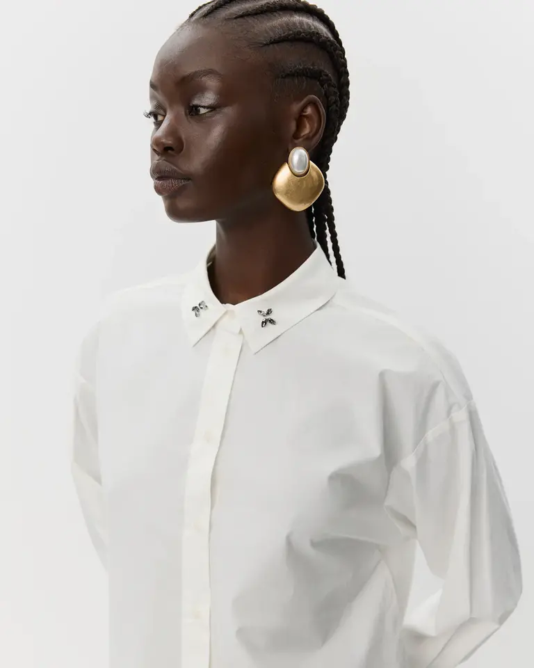 Adalene Shirt White