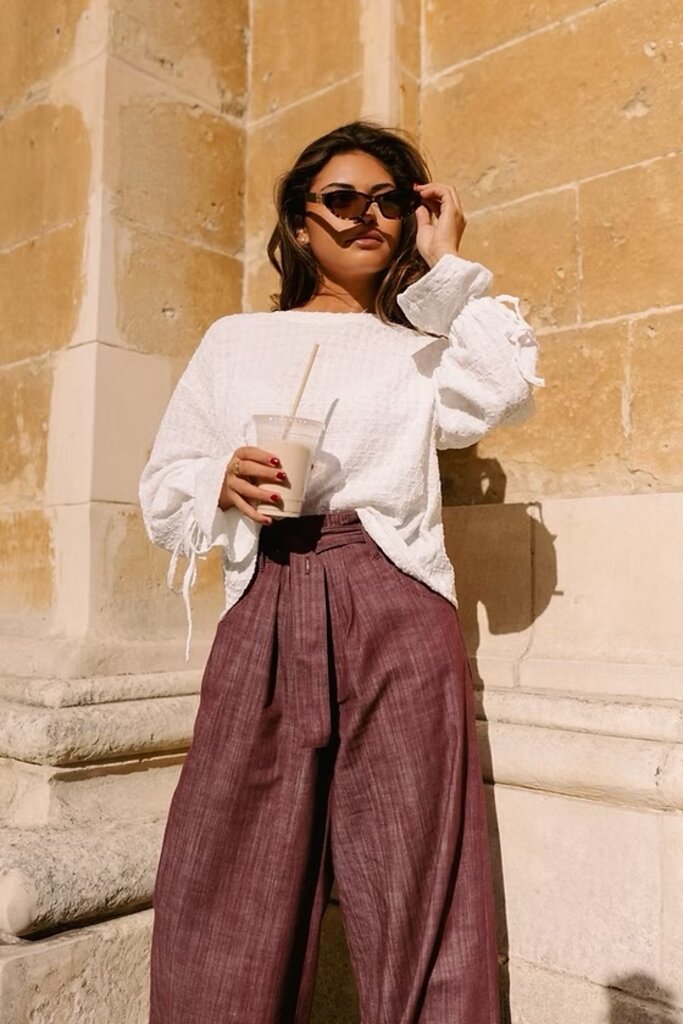 Renee Pants Bordeaux
