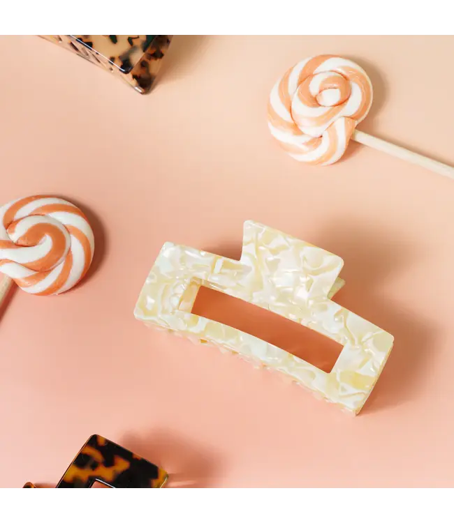 Femke Clip Marmer Wit