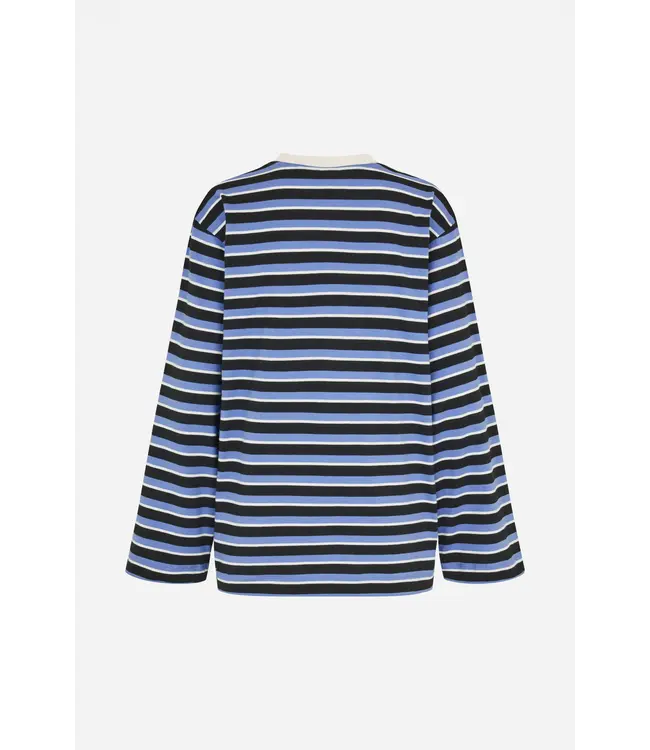 Baum Und Pferdgarten Jeevana T-shirt Blue Black Stripes