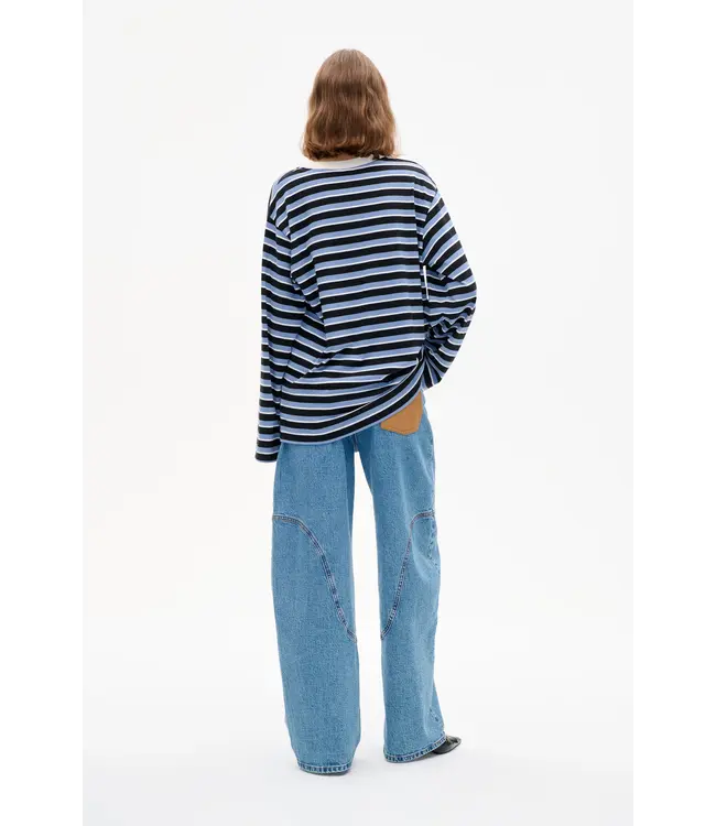 Baum Und Pferdgarten Jeevana T-shirt Blue Black Stripes