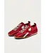 alohas Nylon Red Leather Sneakers