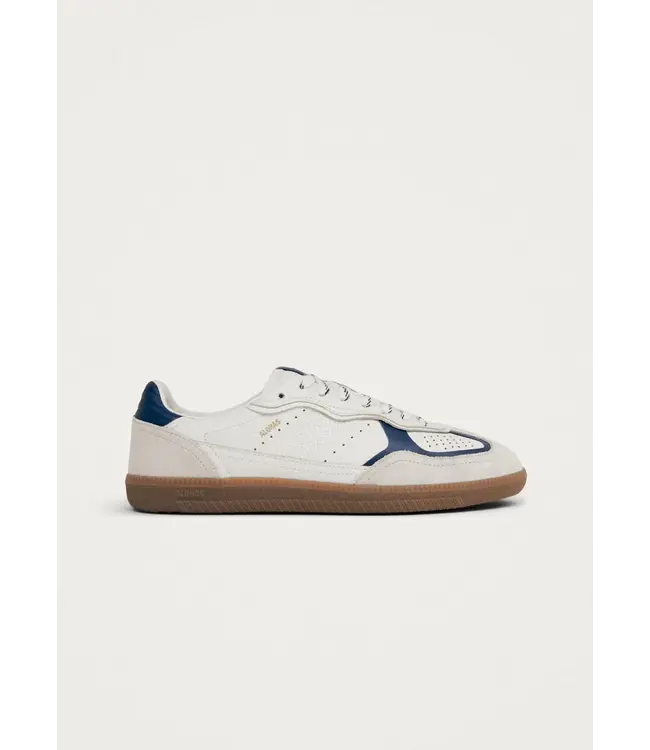alohas Rife Grain White Leather Sneakers