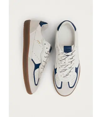 alohas Rife Grain White Leather Sneakers