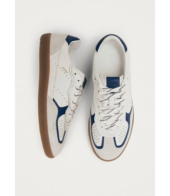 alohas Rife Grain White Leather Sneakers